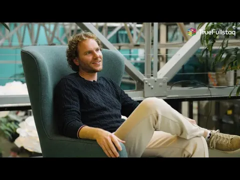 Still uit de video van TrueFullstaq: Joris vertelt over vragen.ai als soeverein AI-platform.